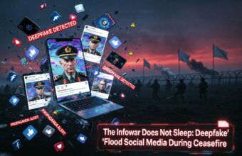 The Infowar Does Not Sleep: Deepfake "Generals" Flood Social Media During Ceasefire