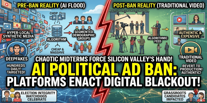 The Digital Blackout: Platforms Enact AI Political Ad Ban