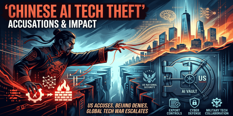 Escalating Cyber Tensions: Accusations of Chinese AI Technology Theft