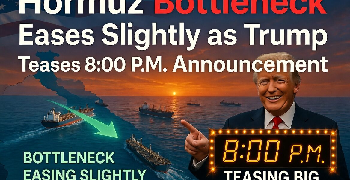 Hormuz Bottleneck Eases Slightly as Trump Teases 8:00 P.M. Announcement