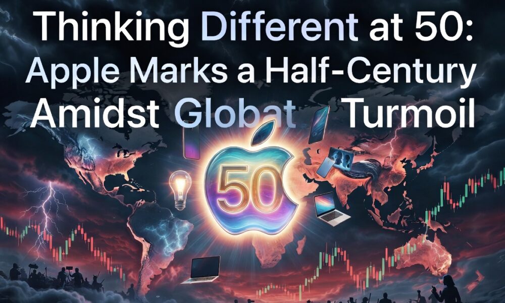Thinking Different at 50: Apple Marks a Half-Century Amidst Global Turmoil