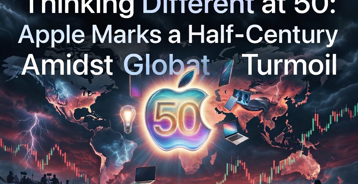 Thinking Different at 50: Apple Marks a Half-Century Amidst Global Turmoil