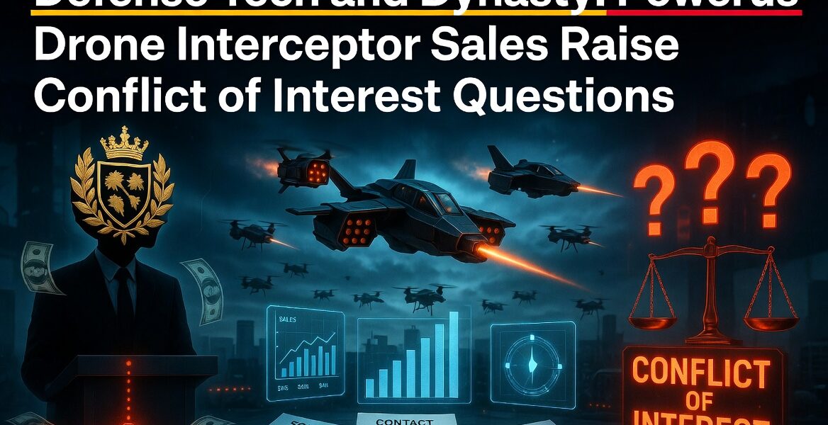 Defense Tech and Dynasty: Powerus Drone Interceptor Sales Raise Conflict of Interest Questions
