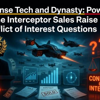 Defense Tech and Dynasty: Powerus Drone Interceptor Sales Raise Conflict of Interest Questions
