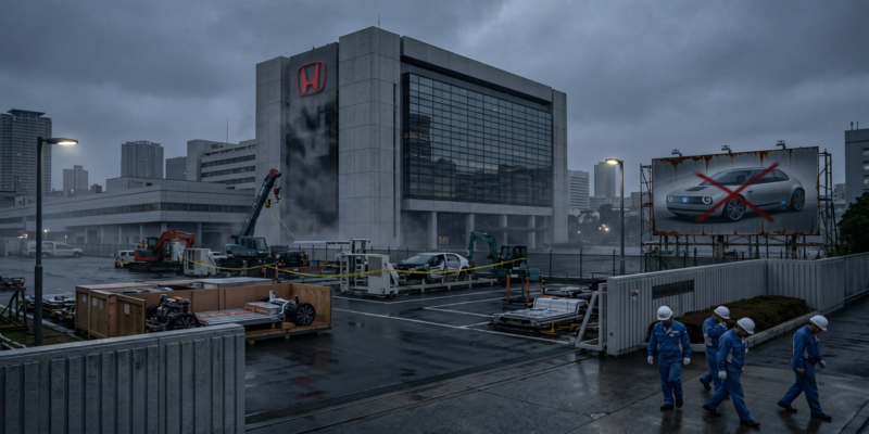 Honda Motor Co. Faces Historic Financial Reckoning: The $2.7 Billion EV Pullback