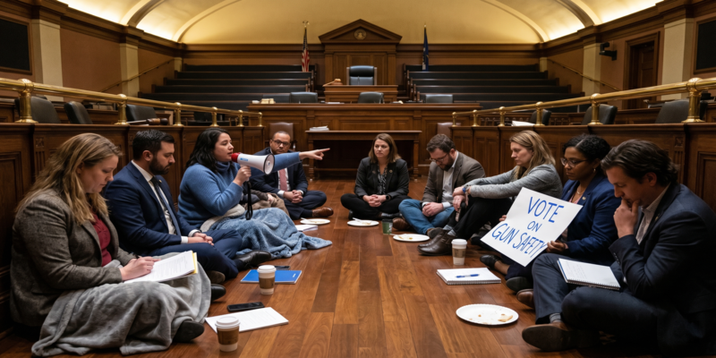 Minnesota House Sit-In: Lawmakers Protest Stalled Gun Violence Prevention Bill