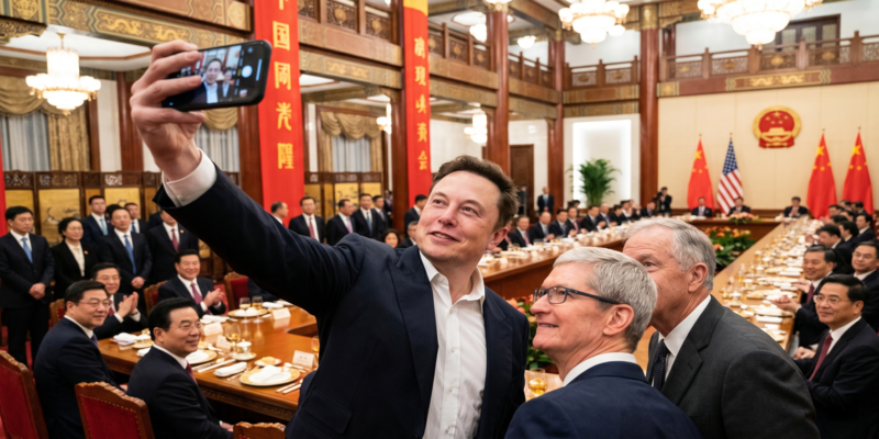 Digital Diplomacy: Elon Musk’s "Selfie" Strategy Wins Over Chinese Social Media