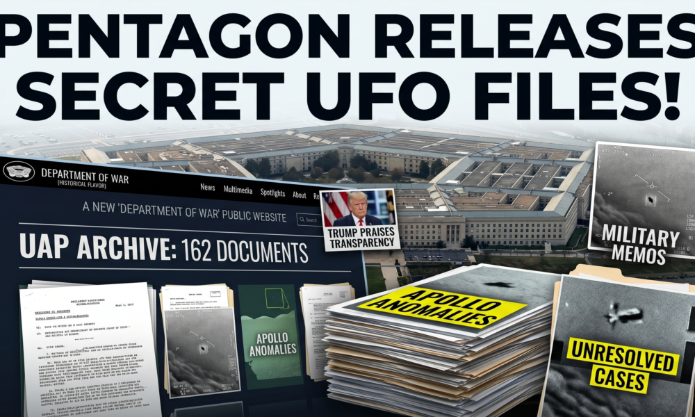 Pentagon Shares Secret UFO Files